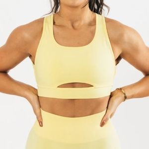 Alphalete Trinity Bra Size XS Lemonade